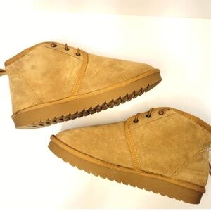 Aspen Tan genuine Suede Ankle Boots